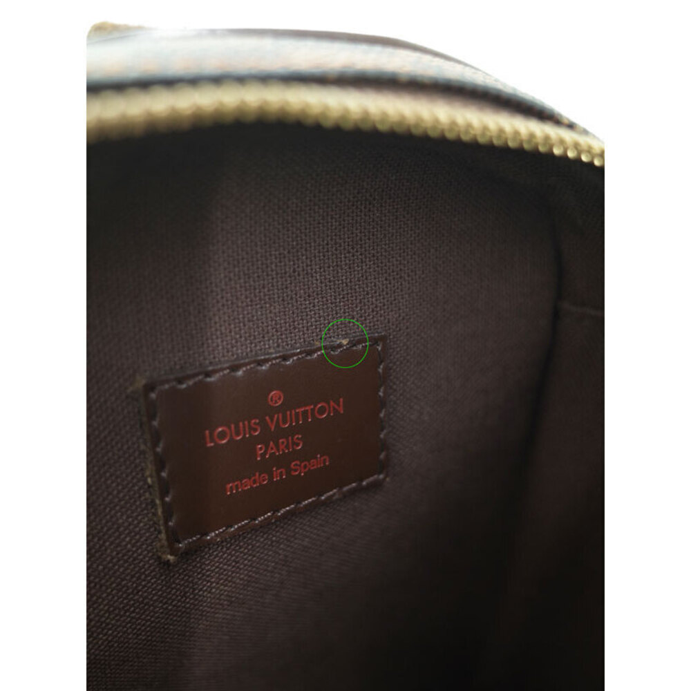 Louis Vuitton Damier Ebene Brown Pochette Ganjou Body Bag - Picture 9 of 9